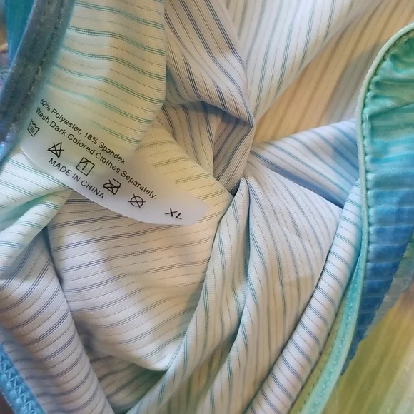 Ombre one shoulder bikini set with skirt xl - Picture 5 of 5